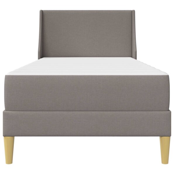 vidaXL Rám postele s matracom Sivohnedá 80x 200 cm Polyester – Obrázok 6