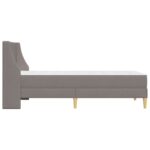 vidaXL Rám postele s matracom Sivohnedá 80x 200 cm Polyester – Obrázok 7