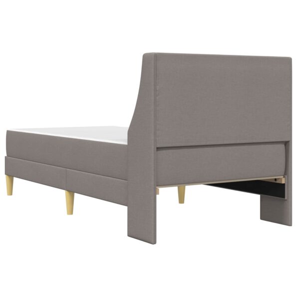 vidaXL Rám postele s matracom Sivohnedá 80x 200 cm Polyester – Obrázok 8