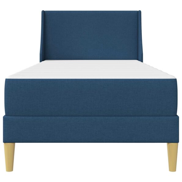 vidaXL Rám postele s matracom Modrá 80x 200 cm Polyester – Obrázok 6