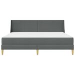 vidaXL Rám postele s matracom Tmavo šedá 180 x 200 cm Polyester – Obrázok 6