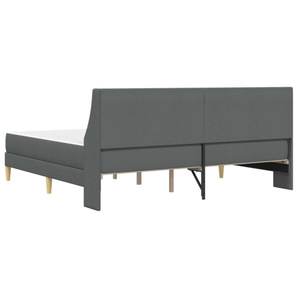 vidaXL Rám postele s matracom Tmavo šedá 180 x 200 cm Polyester – Obrázok 8