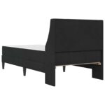 vidaXL Rám postele s matracom s matracmi Čierny 90 x 190 cm Zamat – Obrázok 8