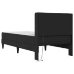 vidaXL Rám postele s matracom Čierna 100 x 200 cm Umelá koža – Obrázok 10