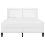 vidaXL Rám postele s matracom Biela 120 x 190 cm Umelá koža – Obrázok 8