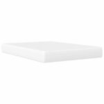 vidaXL Rám postele s matracom Biela 120 x 200 cm Umelá koža – Obrázok 7