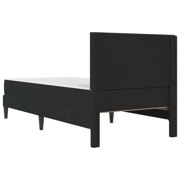vidaXL Rám postele s matracom Čierny 100 x 200 cm Zamat – Obrázok 8