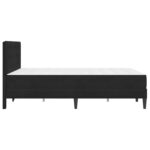 vidaXL Rám postele s matracom Čierny 160 x 200 cm Zamat – Obrázok 7
