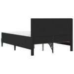 vidaXL Rám postele s matracom Čierny 160 x 200 cm Zamat – Obrázok 8