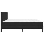 vidaXL Rám postele s matracom Čierny 180 x 200 cm Zamat – Obrázok 7
