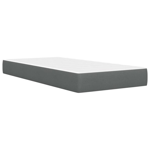 vidaXL Rám postele s matracom Tmavo šedá 90 x 190 cm látka – Obrázok 5