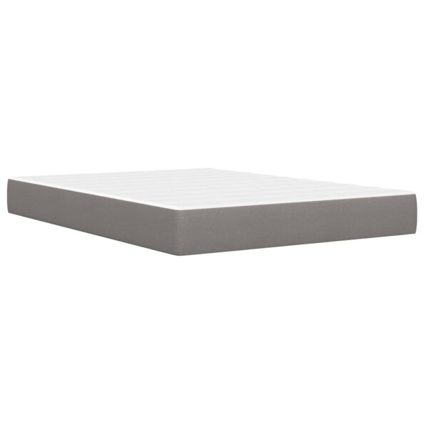 vidaXL Rám postele s matracom Sivohnedá 120 x 190 cm látka – Obrázok 5