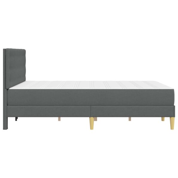 vidaXL Rám postele s matracom Tmavo šedá 120 x 200 cm látka – Obrázok 7