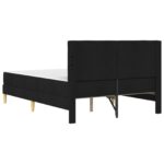 vidaXL Rám postele s matracom Čierny 120 x 200 cm látka – Obrázok 8
