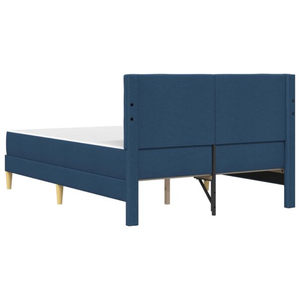 vidaXL Rám postele s matracom s čelnou doskou Modrá 120 x 200 cm látka – Obrázok 8