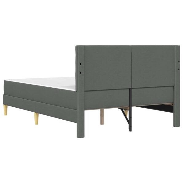 vidaXL Rám postele s matracom Tmavo šedá 140 x 190 cm látka – Obrázok 8
