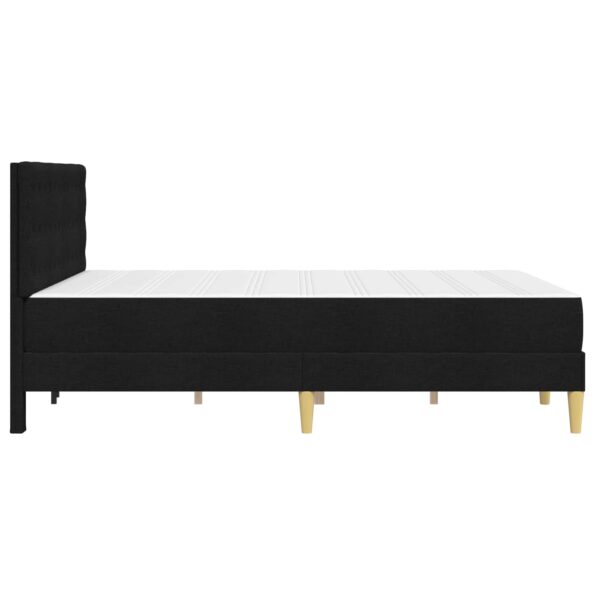 vidaXL Rám postele s matracom Čierny 140 x 200 cm látka – Obrázok 7
