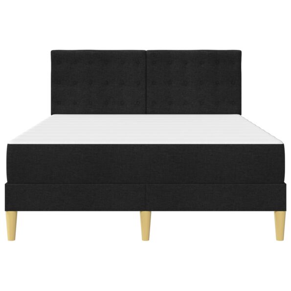 vidaXL Rám postele s matracom Čierny 160 x 200 cm látka – Obrázok 6