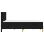 vidaXL Rám postele s matracom Čierny 160 x 200 cm látka – Obrázok 7