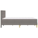 vidaXL Rám postele s matracom Sivohnedá 160 x 200 cm látka – Obrázok 7