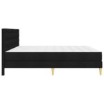 vidaXL Rám postele s matracom Čierny 200 x 200 cm látka – Obrázok 7