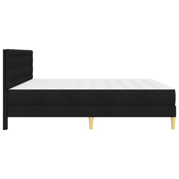 vidaXL Rám postele s matracom Čierny 200 x 200 cm látka – Obrázok 7