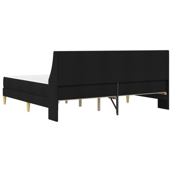 vidaXL Rám postele s matracom Čierny 180 x 200 cm látka – Obrázok 8
