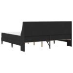 vidaXL Rám postele s matracom Čierny 180 x 200 cm Zamat – Obrázok 8