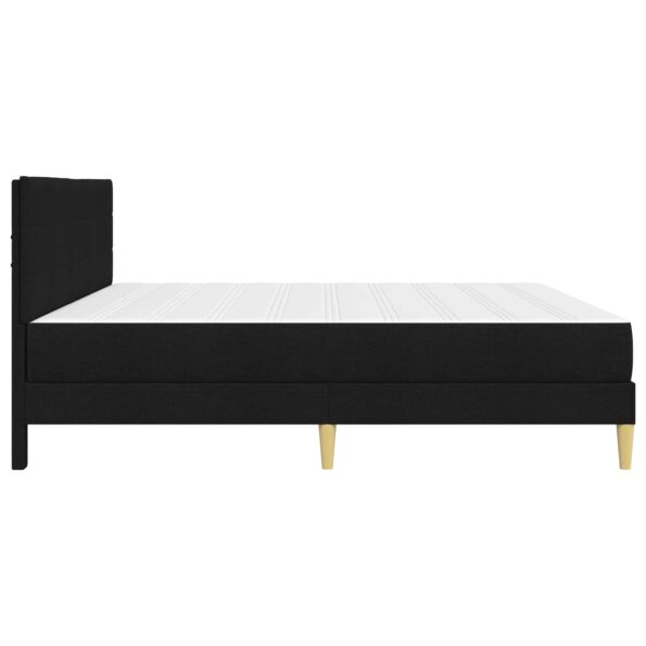 vidaXL Rám postele s matracom Čierny 180 x 200 cm látka – Obrázok 7