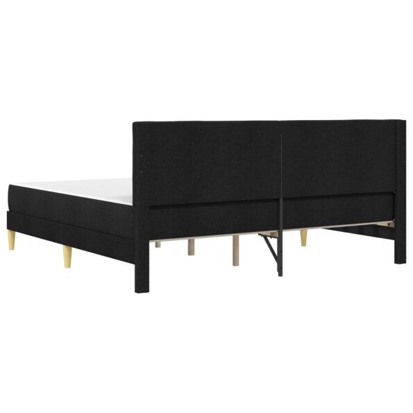 vidaXL Rám postele s matracom Čierny 180 x 200 cm látka – Obrázok 8