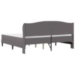 vidaXL Rám postele s čelnou doskou Sivá 180 x 200 cm Umelá koža – Obrázok 8