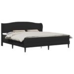 vidaXL Rám postele s čelnou doskou Čierna 180 x 200 cm Umelá koža – Obrázok 2