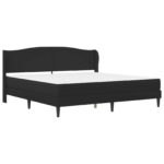 vidaXL Rám postele s čelnou doskou Čierna 180 x 200 cm Umelá koža – Obrázok 3