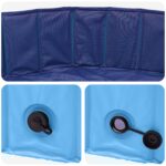 vidaXL Detský bazén Modrá Ø200 x 30 cm Hrubý PVC a konštruované drevo – Obrázok 4