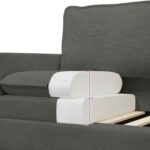 vidaXL Sada pohoviek 2 pcs Tmavosivá Látka – Obrázok 6