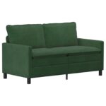 vidaXL Sada pohoviek 2 pcs Jungle Green Látka – Obrázok 4