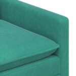 vidaXL Sada pohoviek 2 pcs Tyrkysová Zamat – Obrázok 5