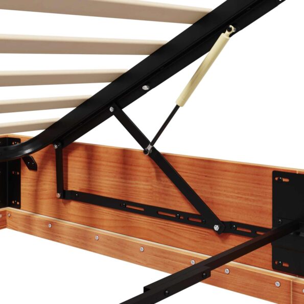 vidaXL Otomanový posteľný rám Vosková Hnedá 75 x 190 cm – Obrázok 11