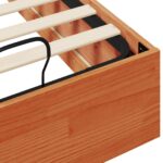 vidaXL Otomanový posteľný rám s úložiskom Vosková Hnedá 80 x 200 cm – Obrázok 10