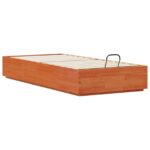 vidaXL Otomanový posteľný rám s úložiskom Vosková Hnedá 80 x 200 cm – Obrázok 6