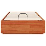 vidaXL Otomanový posteľný rám s úložiskom Vosková Hnedá 80 x 200 cm – Obrázok 7