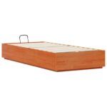 vidaXL Otomanový posteľný rám s úložiskom Vosková Hnedá 80 x 200 cm – Obrázok 9