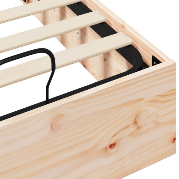 vidaXL Posteľový rám s úložným priestorom Prírodná 80 x 200 cm – Obrázok 10