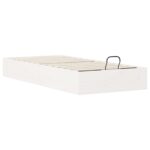 vidaXL Posteľový rám s úložným priestorom Biely 80 x 200 cm – Obrázok 6
