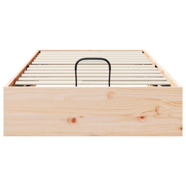 vidaXL Posteľový rám s úložným priestorom Prírodná 100 x 200 cm – Obrázok 7