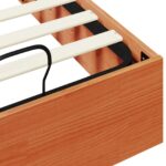 vidaXL Posteľový rám s úložným priestorom Vosková Hnedá 100 x 200 cm – Obrázok 10