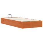 vidaXL Posteľový rám s úložným priestorom Vosková Hnedá 100 x 200 cm – Obrázok 9