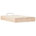 vidaXL Posteľový rám s úložným priestorom Prírodná 140 x 190 cm – Obrázok 7