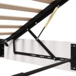 vidaXL Posteľový rám s úložným priestorom Biely 160 x 200 cm – Obrázok 10