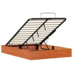 vidaXL Posteľový rám s úložným priestorom Vosková Hnedá 160 x 200 cm – Obrázok 4